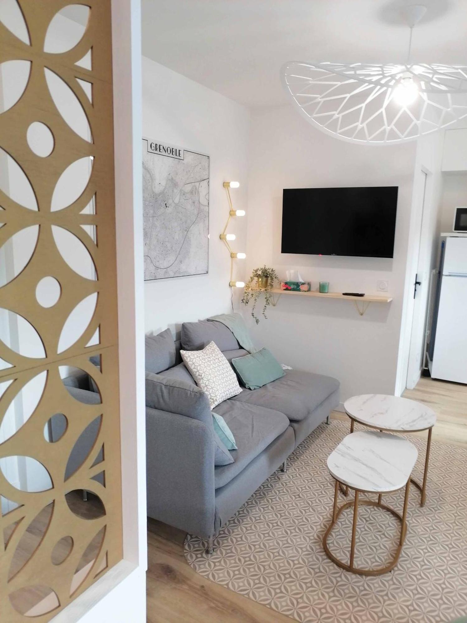 Appartement Hagaki Vue Panoramique Proche Gare Netflix Гренобль Экстерьер фото